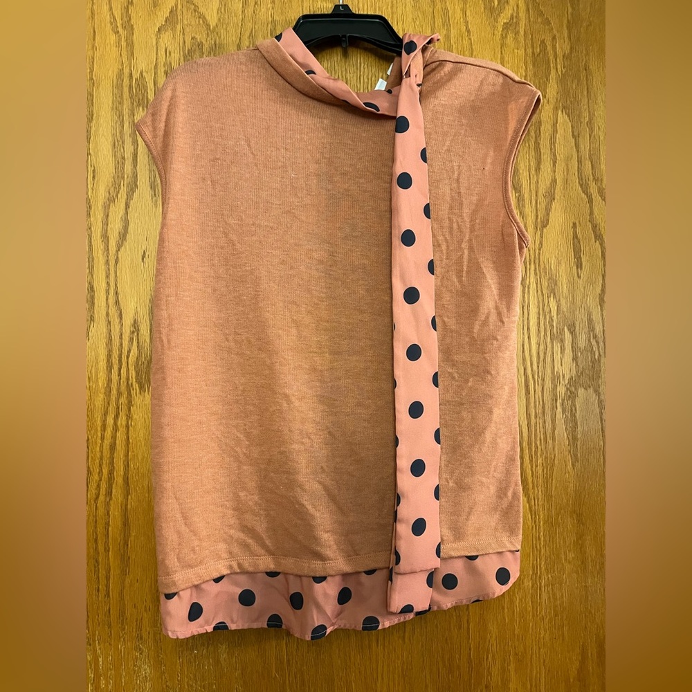 New York & Co Neck Tie Top